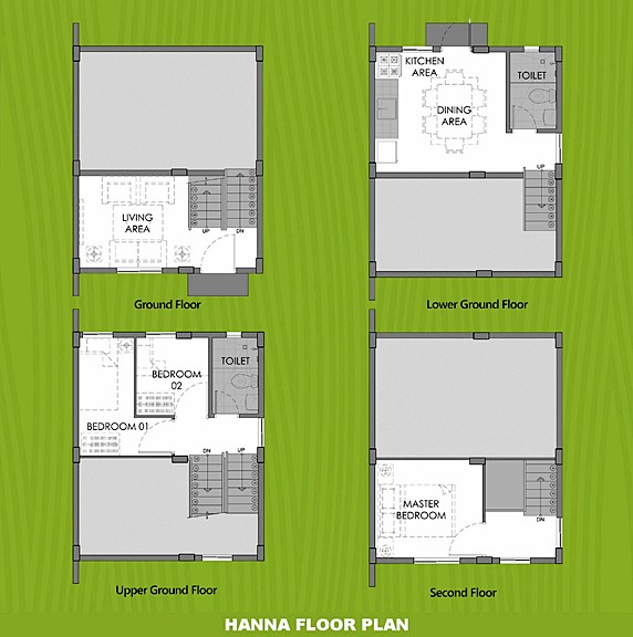 Hanna Floor Plan House and Lot in Ilocos