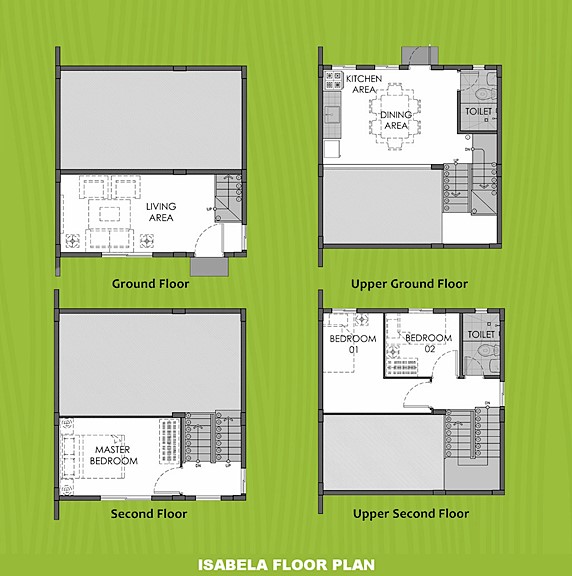Isabela Floor Plan House and Lot in Ilocos